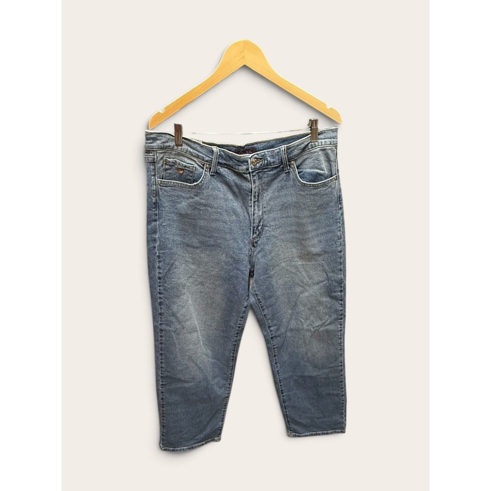 Gloria Vanderbilt Amanda Classic Taper High Rise Blue Jeans Womens 14 NWT